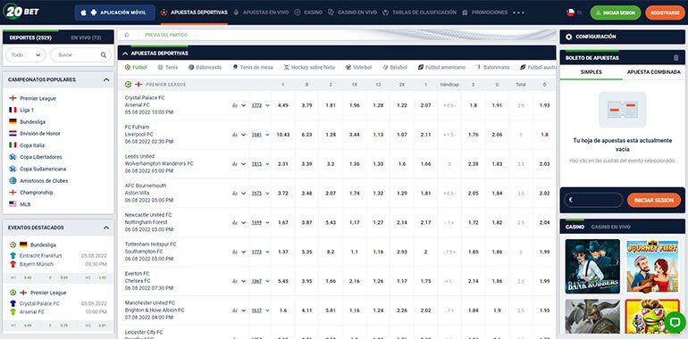 20bet apuestas deportivas